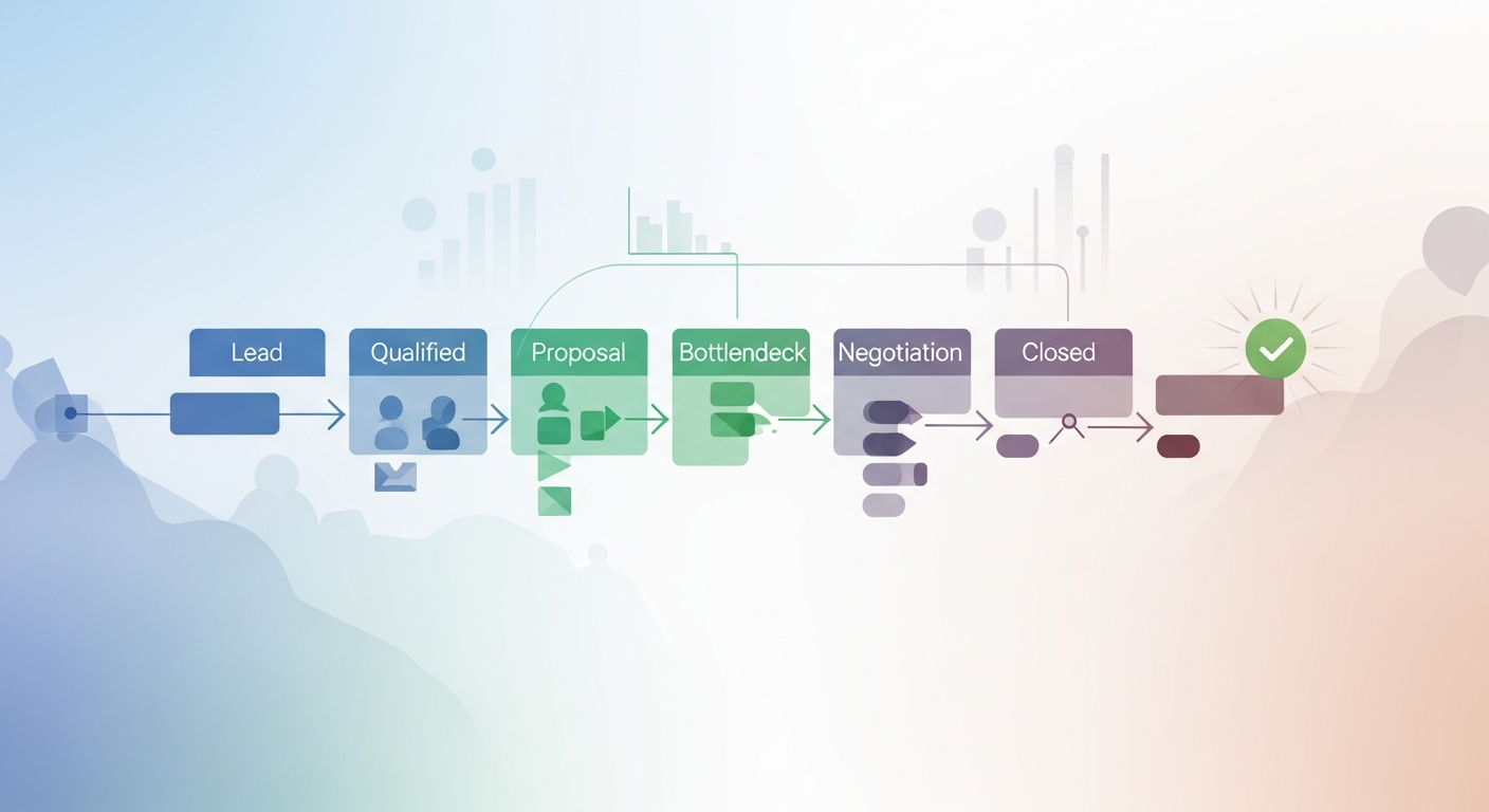 商談管理をカンバンで見える化！営業パイプラインのボトルネックを解消し、成約率を高める方法