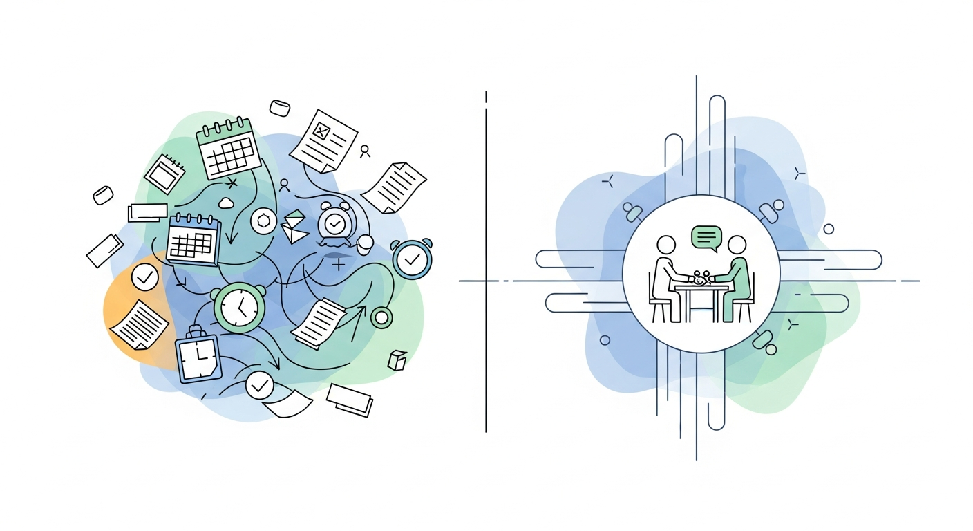 営業の雑務はもう終わり！商談に集中するための日程調整自動化と管理術