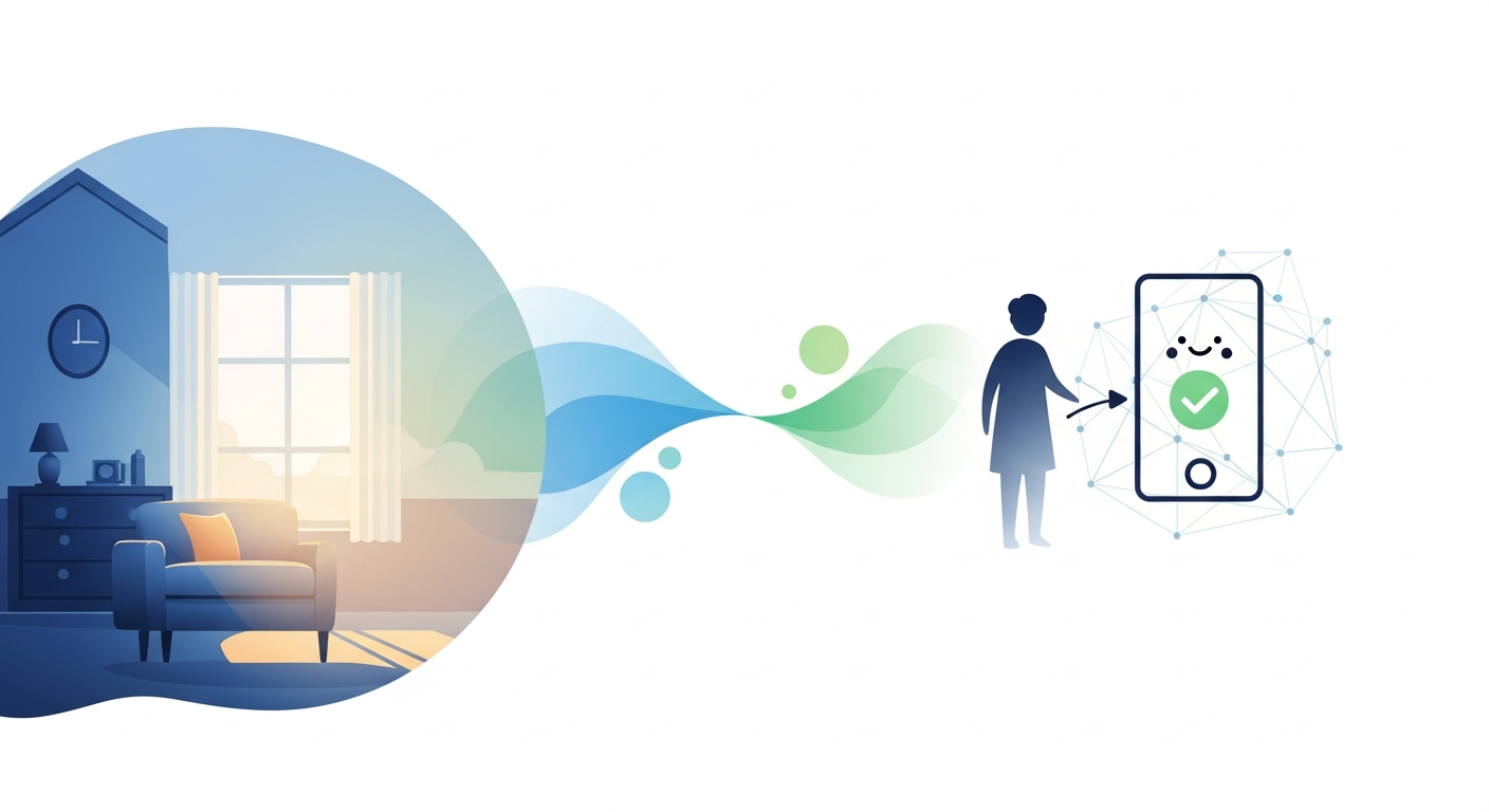 離れて暮らす親の見守り、もう悩まない。スマホが苦手でも安心な簡単安否確認アプリとは？